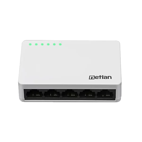 سوئیچ 5 پورت غیر POE نت لن مدل F500-E - تصویر 1