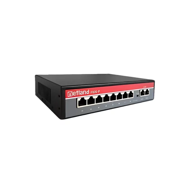سوئیچ 8 پورت با 2 پورت آپلینک نت لن مدل F820-P - تصویر 1